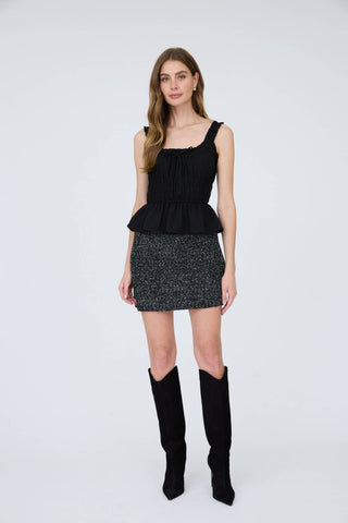 Ruffle Front Tie Top - Rise and Redemption