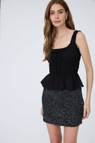 Ruffle Front Tie Top - Rise and Redemption