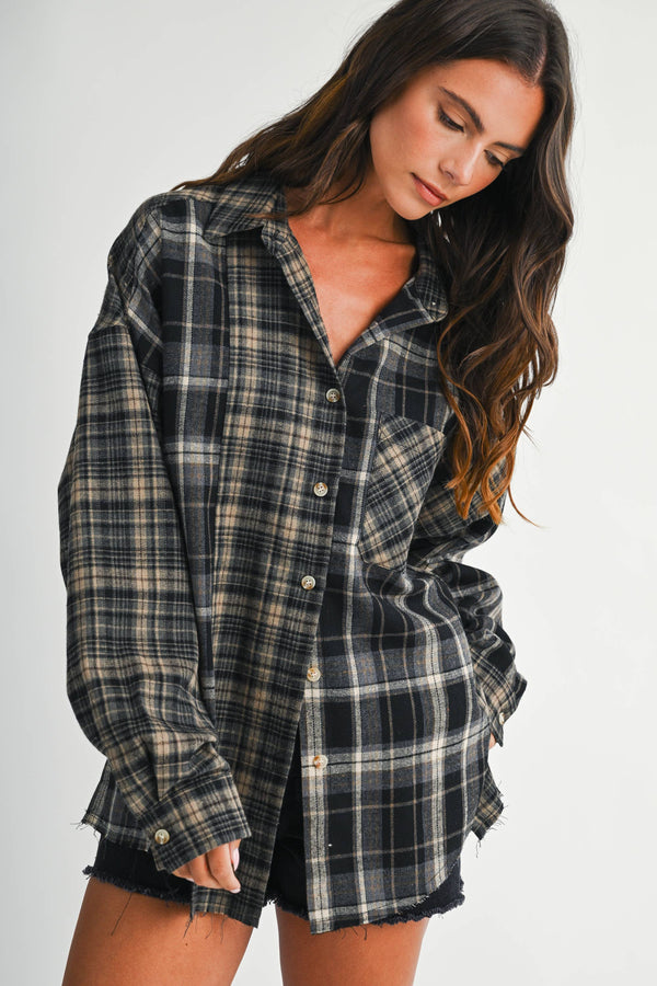 Ryder Mixed Plaid Flannel Shirt - Rise and Redemption