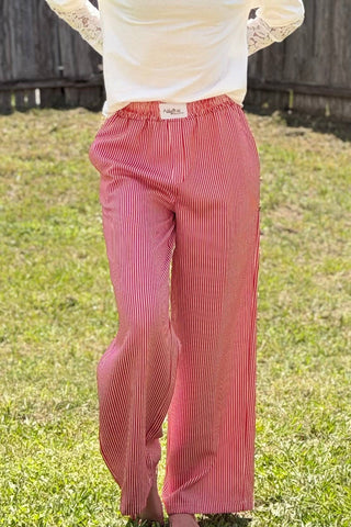 Samantha Striped Lounge Pants - Rise and Redemption
