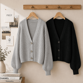 Sara Button Cardigan - Rise and Redemption