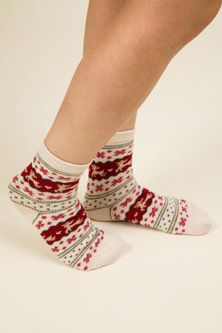 SC10042C - Christmas Graphic Crew Socks - Rise and Redemption