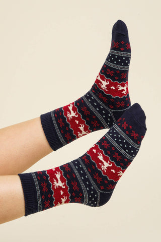 SC10042C - Christmas Graphic Crew Socks - Rise and Redemption