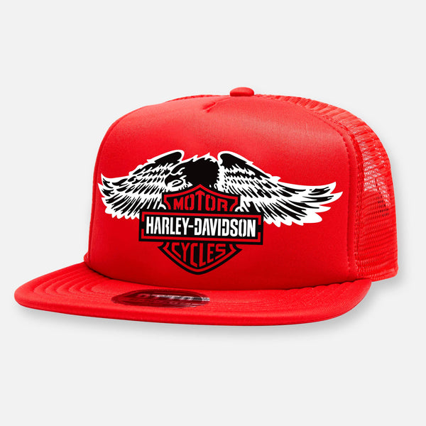 SCREAMIN EAGLE FLAT BILL HAT - Rise and Redemption