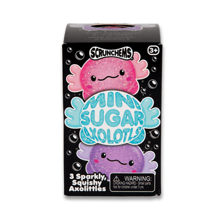 Scrunchems® Mini Sugar Axolotls Squishy Fidget Toy (3pc) - Rise and Redemption