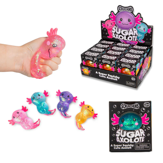 Scrunchems® Sugar Axolotl Squishy Fidget Toy (1pc) Assorted - Rise and Redemption