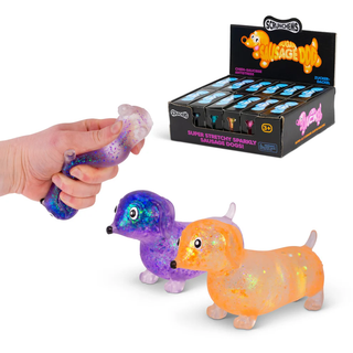 Scrunchems® Sugar Sausage Dog Squishy | Dachshund Fidget - Rise and Redemption