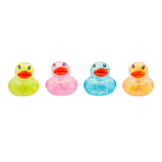 Sensory Toy Box Squishy Glitter Ducks Stress Relief Fidget Toy (4 pack) - Rise and Redemption