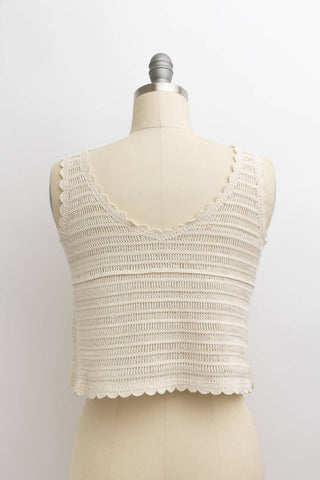 Serene Blooms Crochet Style Top - Rise and Redemption