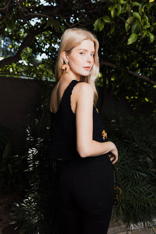 Serene Blooms Crochet Style Top - Rise and Redemption