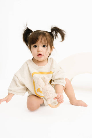 Short Sleeve Smiley Set | Oatmeal - Rise and Redemption