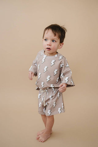 Shorts Set | Electric Beige - Rise and Redemption
