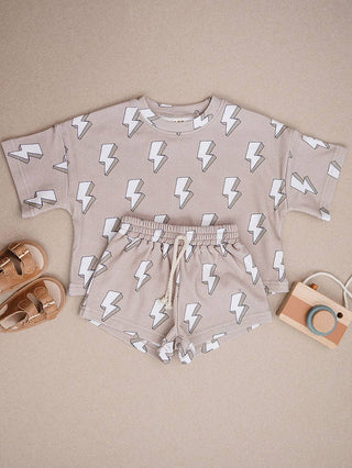 Shorts Set | Electric Beige - Rise and Redemption