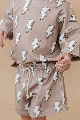 Shorts Set | Electric Beige - Rise and Redemption