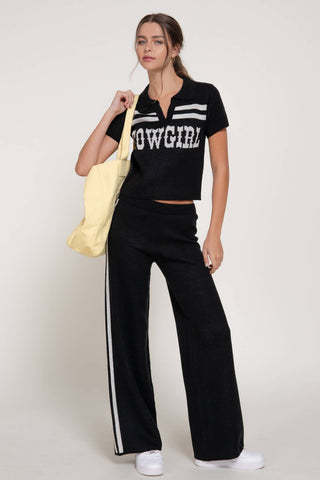 Side Stripe Pants - Rise and Redemption