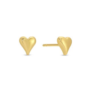 Simple Heart Studs On Velvet Gift Tag - Rise and Redemption