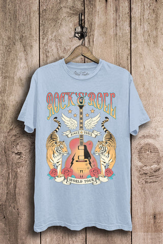Sky Blue Mineral Rock Tee - Rise and Redemption