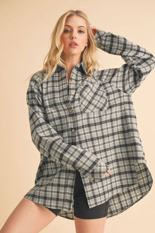 Skye Spring Plaid Flannel Shirt - Rise and Redemption
