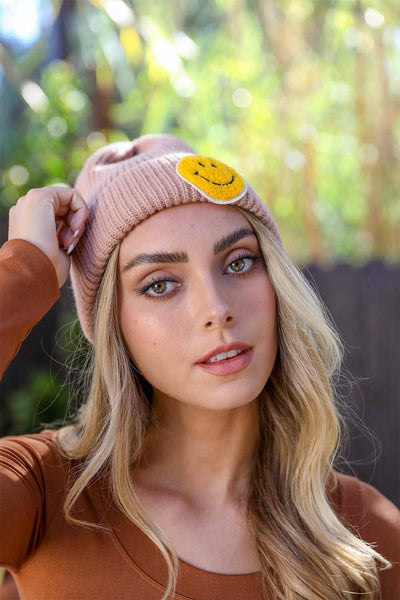 Smiley Face Beanie - Rise and Redemption