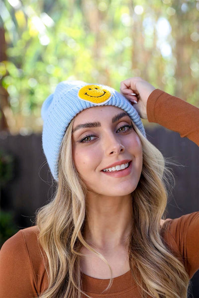 Smiley Face Beanie - Rise and Redemption