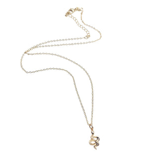 Snake dainty jewelry crystal gold necklace - Rise and Redemption