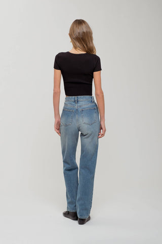 Snap Button Sweater Crop - Rise and Redemption
