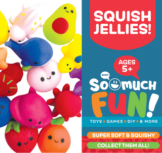 So Much Fun! Cute Squish Jelly Jar Assortment - 12/Pack - Rise and Redemption