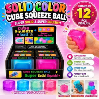 Solid Color Ice Cube Squeeze Ball Super Solid Squishy - Rise and Redemption