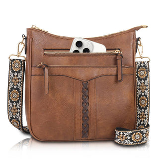 SOLID CROSSBODY HANDBAG PURSE - Rise and Redemption