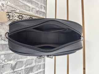 SOLID VEGAN LEATHER CROSSBODY BAG SHOULDER PURSE - Rise and Redemption