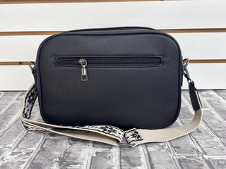 SOLID VEGAN LEATHER CROSSBODY BAG SHOULDER PURSE - Rise and Redemption