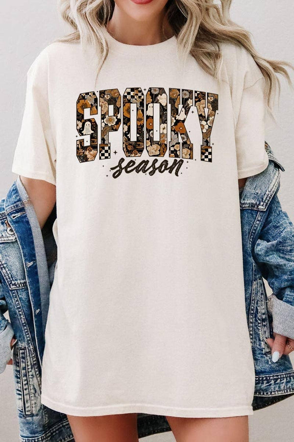 Spooky Season Halloween Graphic Heavy Cotton Tee - Rise and Redemption