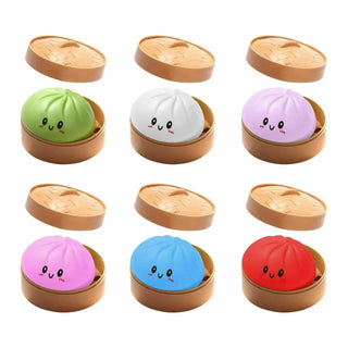 Squeezy Dumpling Toy – Assorted Colors (3.5") - Rise and Redemption