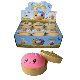 Squeezy Dumpling Toy – Assorted Colors (3.5") - Rise and Redemption