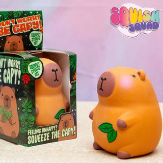 Squishy Stress Toy - Capybara - Novelty Fidget Squishies - Rise and Redemption