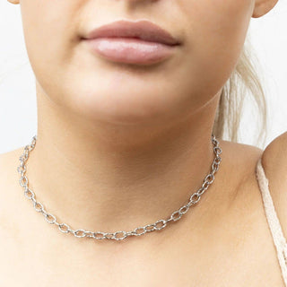 Stainless Steel Cable Link Chain Necklace - Rise and Redemption