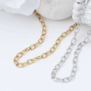 Stainless Steel Cable Link Chain Necklace - Rise and Redemption
