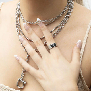 Stainless Steel Cable Link Chain Necklace - Rise and Redemption