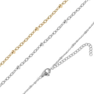 Stainless Steel Satellite Chain Necklace - Rise and Redemption