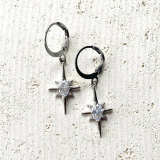 Star burst earring boutique salon spa gold trendy jewelry - Rise and Redemption