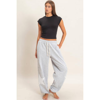 Star Patch Jogger Pants - Rise and Redemption