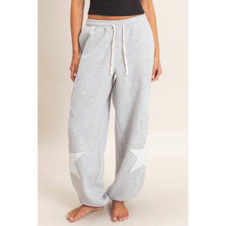 Star Patch Jogger Pants - Rise and Redemption