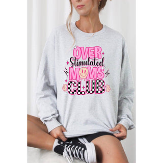 Stimulated Moms Club Graphic Long Sleeve Tees - Rise and Redemption