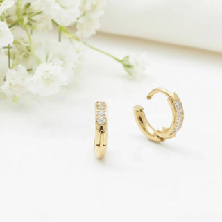 Stone Huggie Earrings - Rise and Redemption