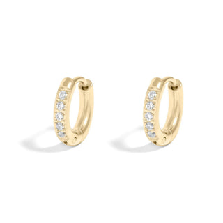 Stone Huggie Earrings - Rise and Redemption
