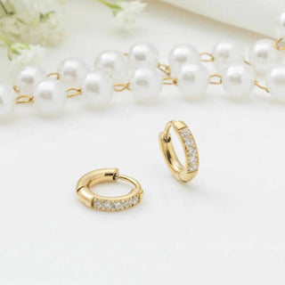 Stone Huggie Earrings - Rise and Redemption