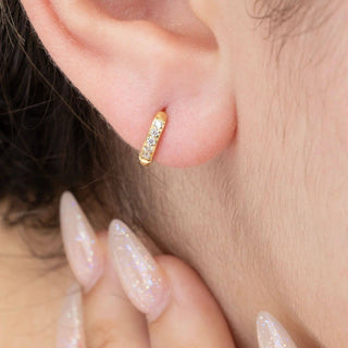 Stone Huggie Earrings - Rise and Redemption