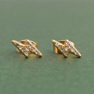 Stone Lightning Bolt Earring - Rise and Redemption