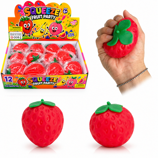 Strawberry Dough Ball Squishy - Rise and Redemption