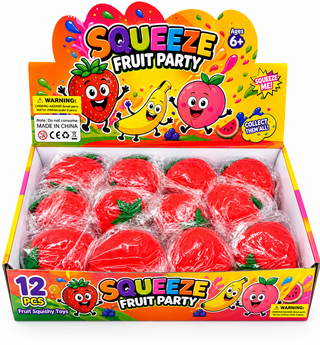 Strawberry Dough Ball Squishy - Rise and Redemption
